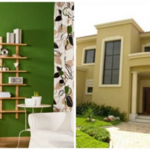 Casas pintadas de fresco